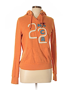 hollister orange hoodie