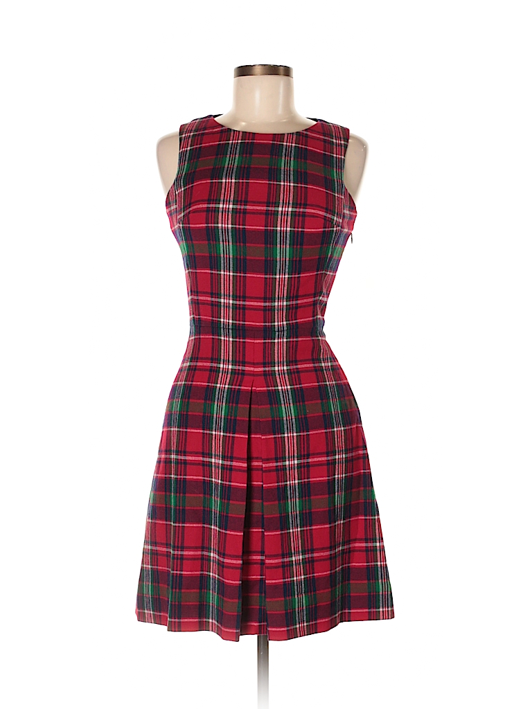 vineyard vines red plaid dress