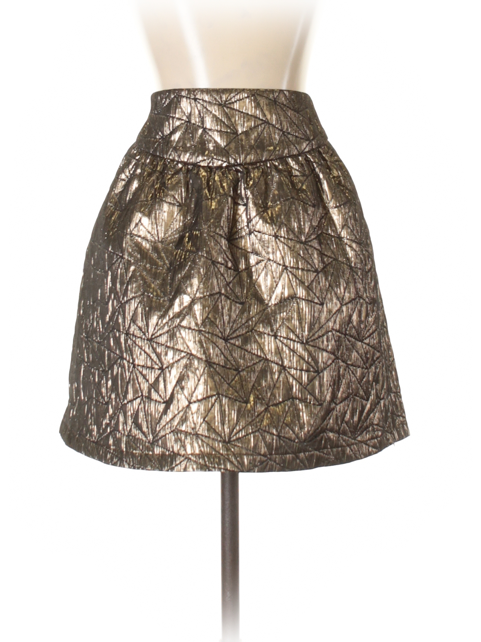 Ladakh 100% Polyester Metallic Gold Formal Skirt Size 4 - 91% off | thredUP
