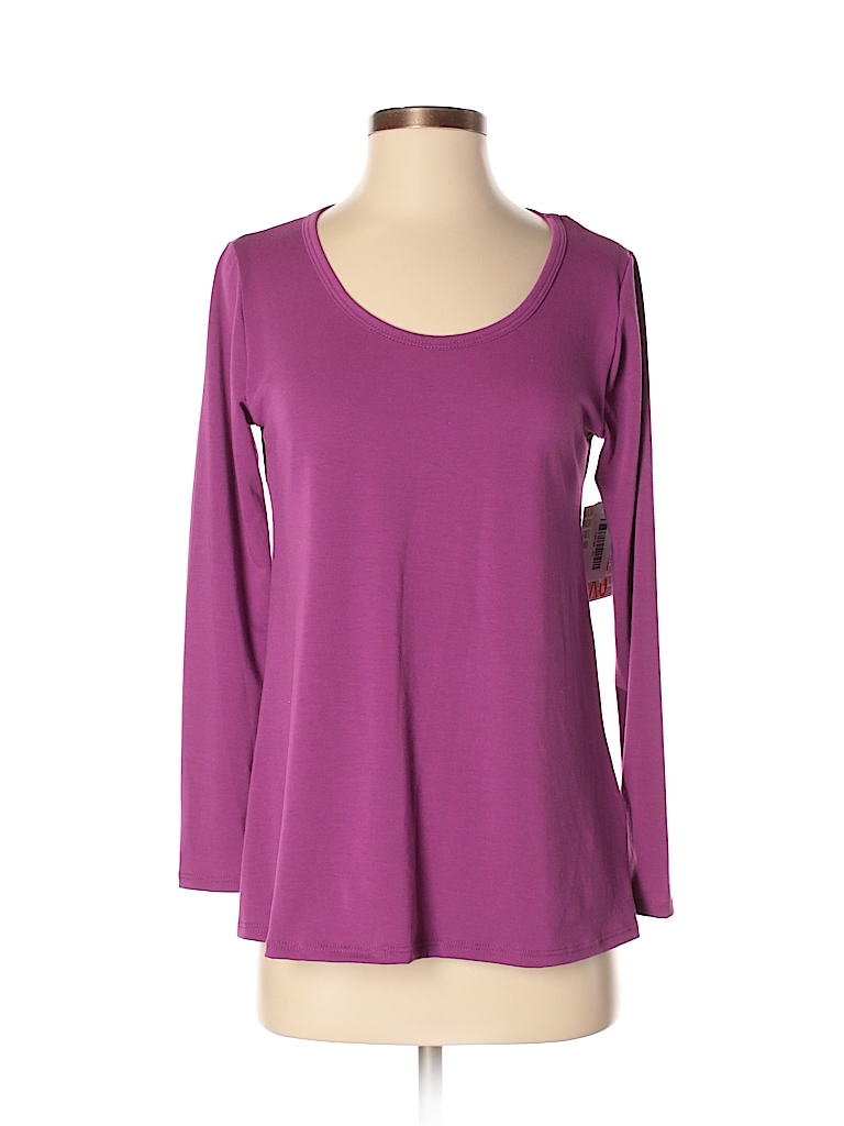 Lularoe Solid Dark Purple Long Sleeve T-Shirt Size XS - 29% off | thredUP