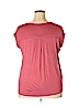 French Laundry 100% Rayon Pink Short Sleeve Top Size 3X (Plus) - photo 2