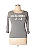 Abercrombie & Fitch 100% Cotton Gray Long Sleeve T-Shirt Size L - photo 1