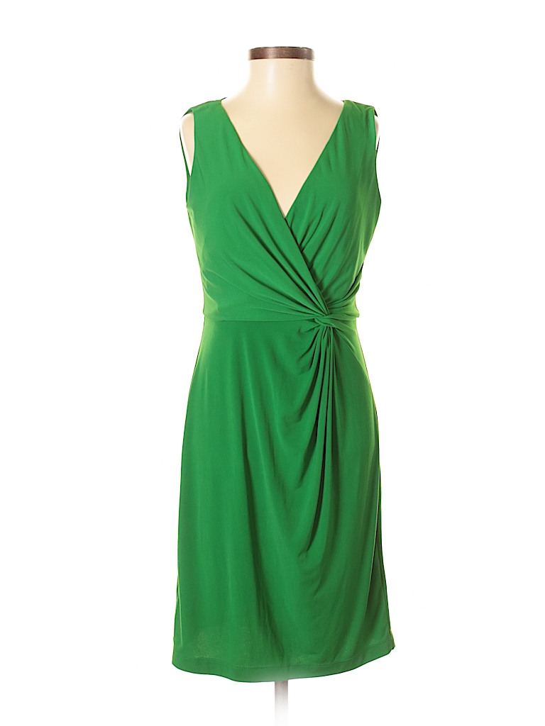 Boston Proper Solid Green Casual Dress Size 2 - 74% off | thredUP