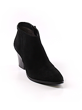 black ankle boots size 12