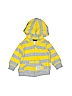 Carter's 100% Cotton Yellow Zip Up Hoodie Size 3 mo - photo 1
