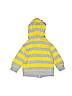 Carter's 100% Cotton Yellow Zip Up Hoodie Size 3 mo - photo 2