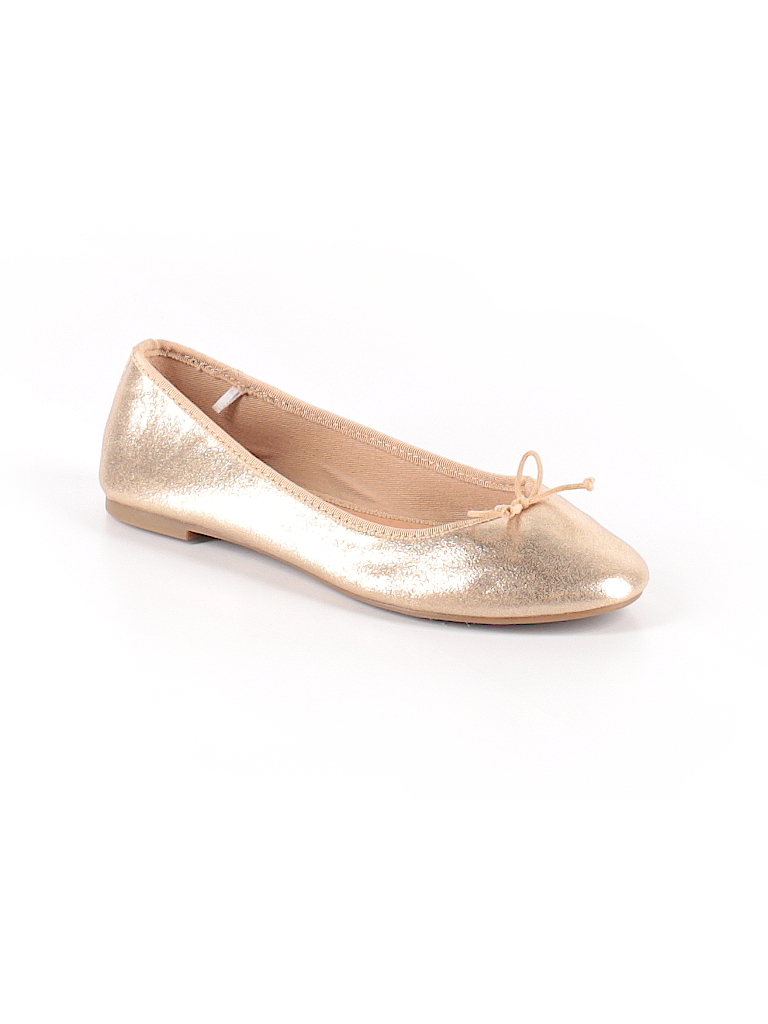 old navy gold flats