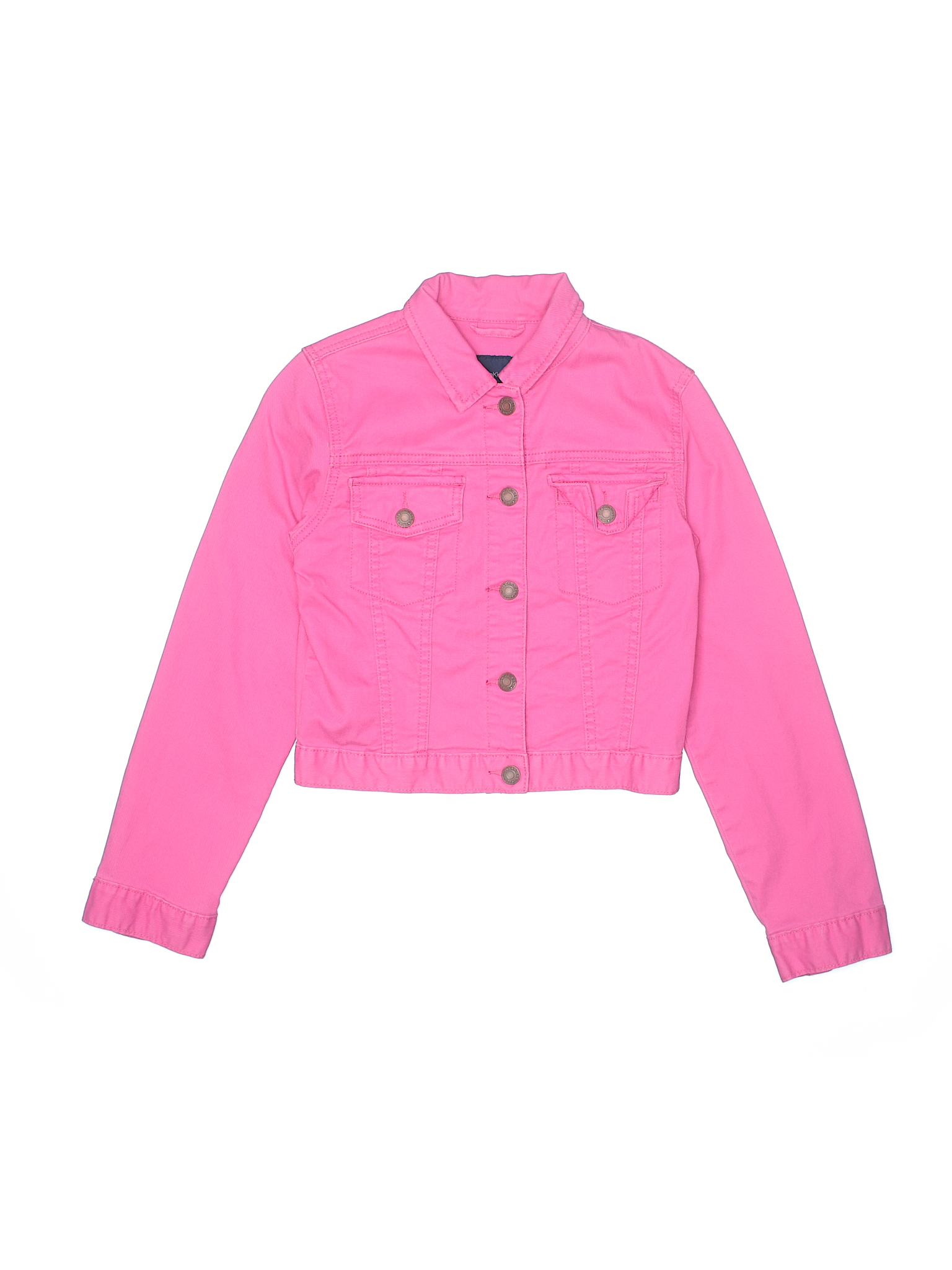 gap pink denim jacket