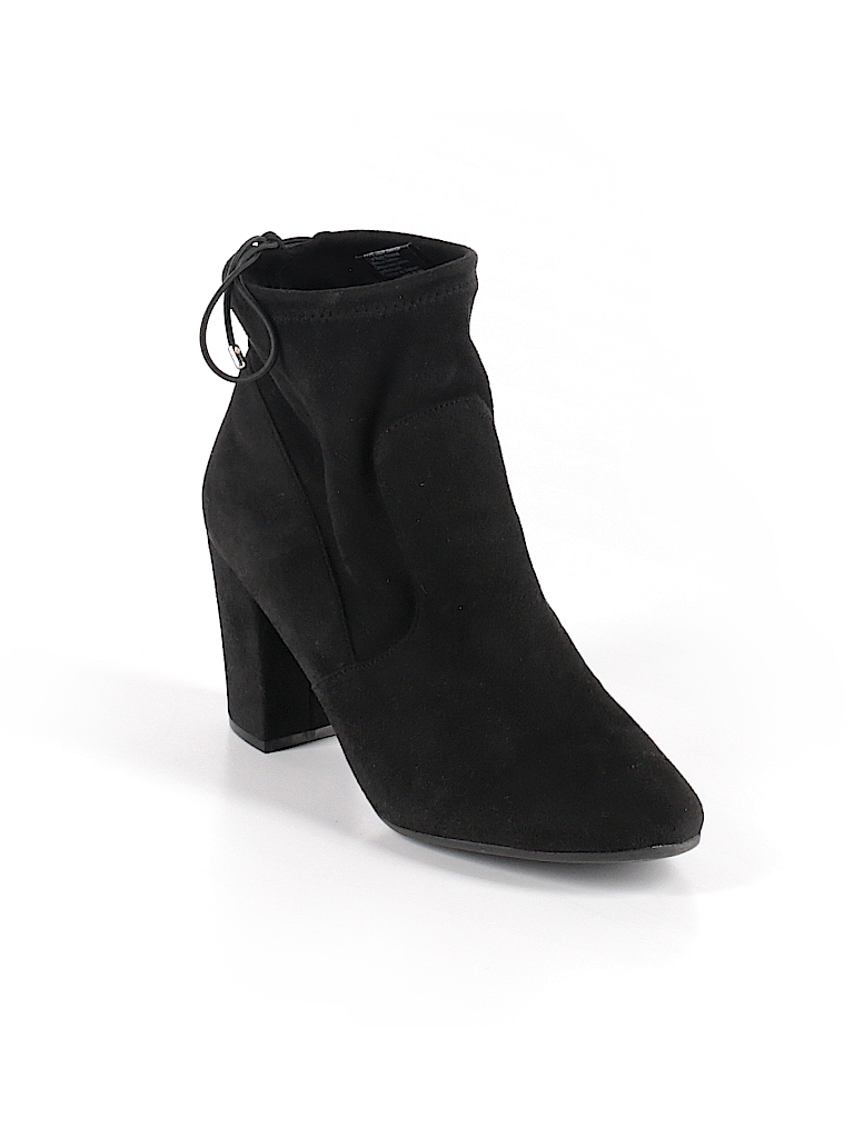 Christian Siriano Solid Black Ankle 