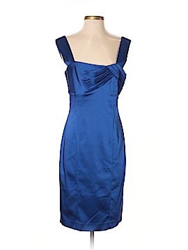 calvin klein blue cocktail dress