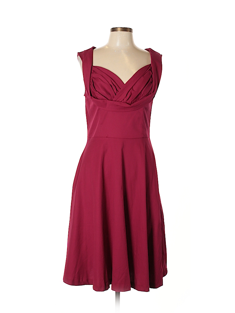 lindy bop burgundy dress