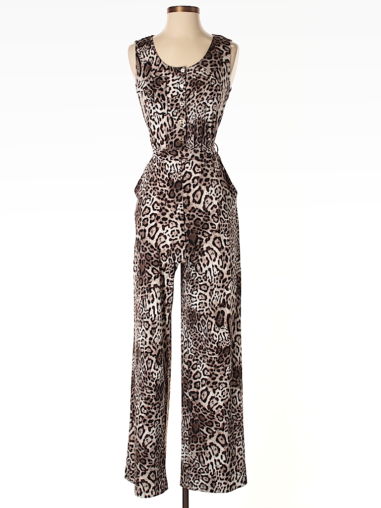 calvin klein animal print jumpsuit