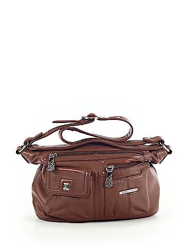 Stone Mountain Leather Shoulder Bag - front