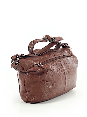 Stone Mountain Leather Shoulder Bag - back