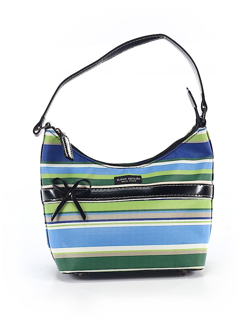 kate spade blue striped purse