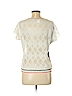 Desigual 100% Polyester Ivory Short Sleeve Top Size M - photo 2