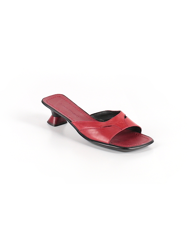 Banana Republic Solid Red Mule/Clog Size 5 - 81% off | thredUP