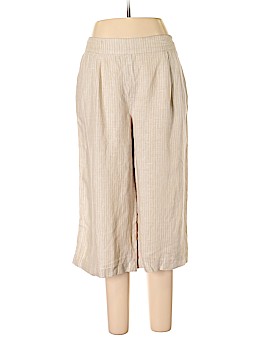 ellen tracy striped linen pants