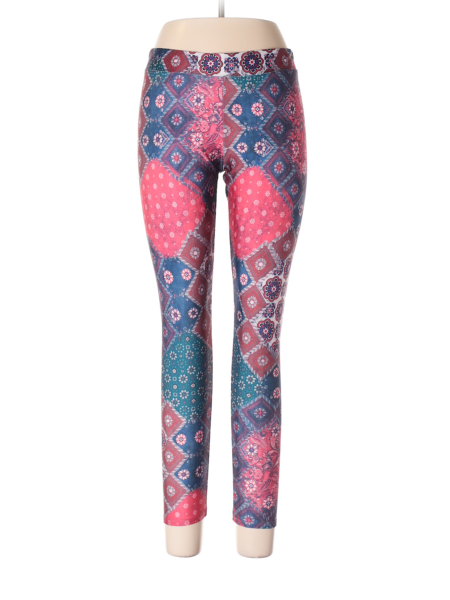 American Eagle Outfitters Print Pink Leggings Size L - 31% off | thredUP