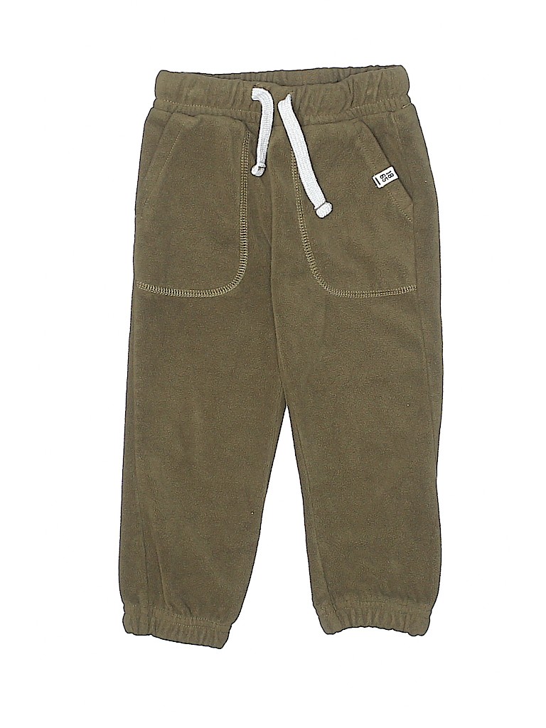 Carter's 100% Polyester Dark Green Fleece Pants Size 2T - photo 1