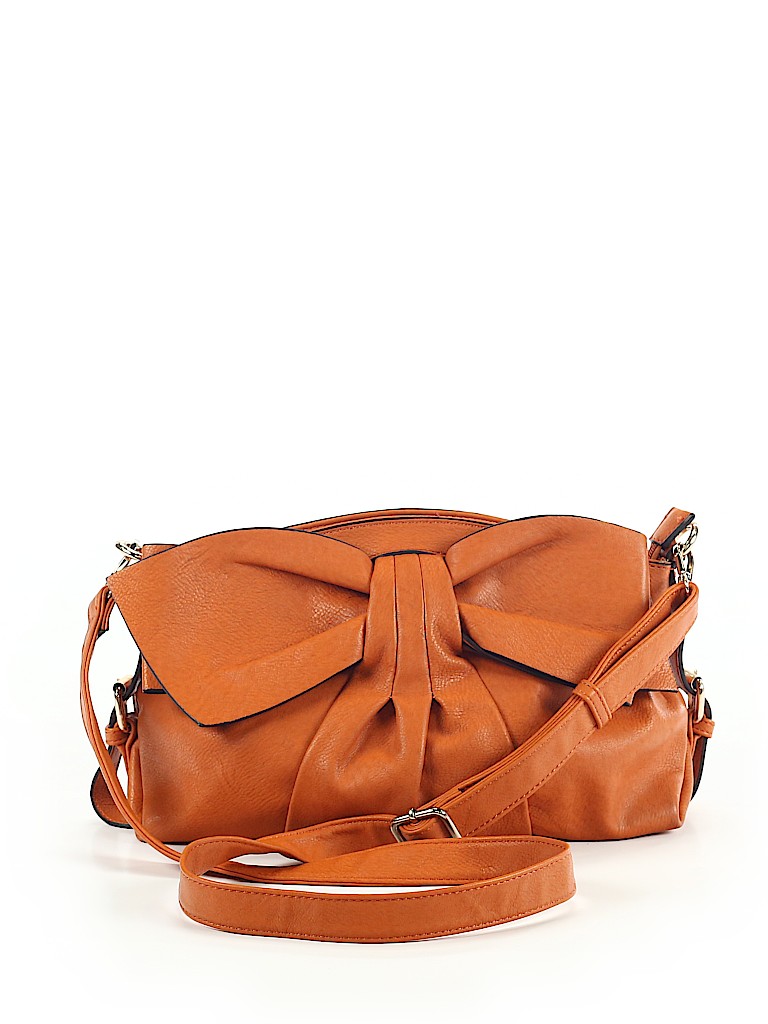 small orange crossbody bag