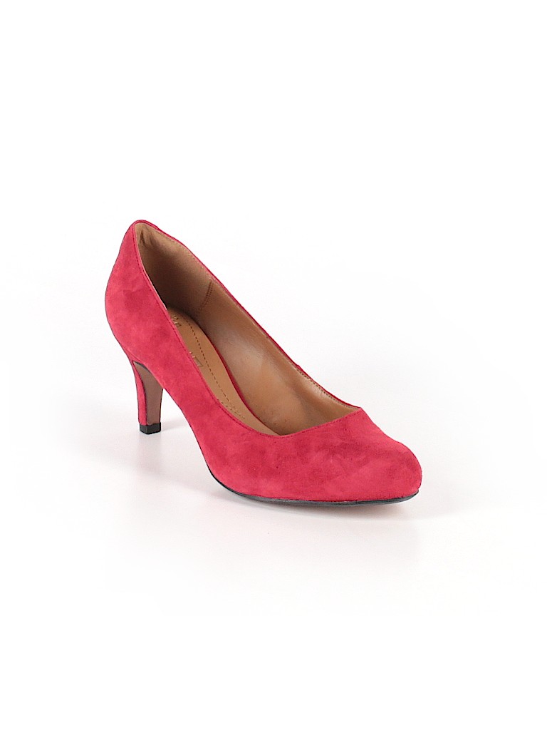 clarks heels red