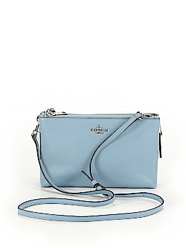 Coach Factory Solid Light Blue Crossbody Bag One Size - 74% off