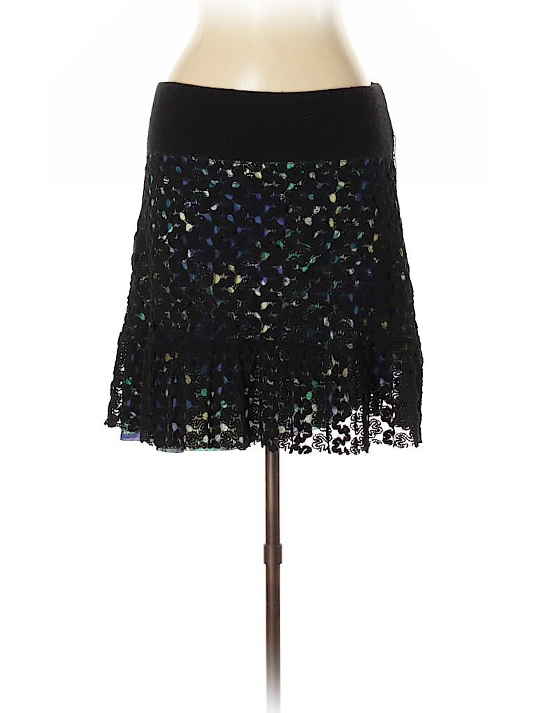 Free People Black Casual Skirt Size L - photo 1