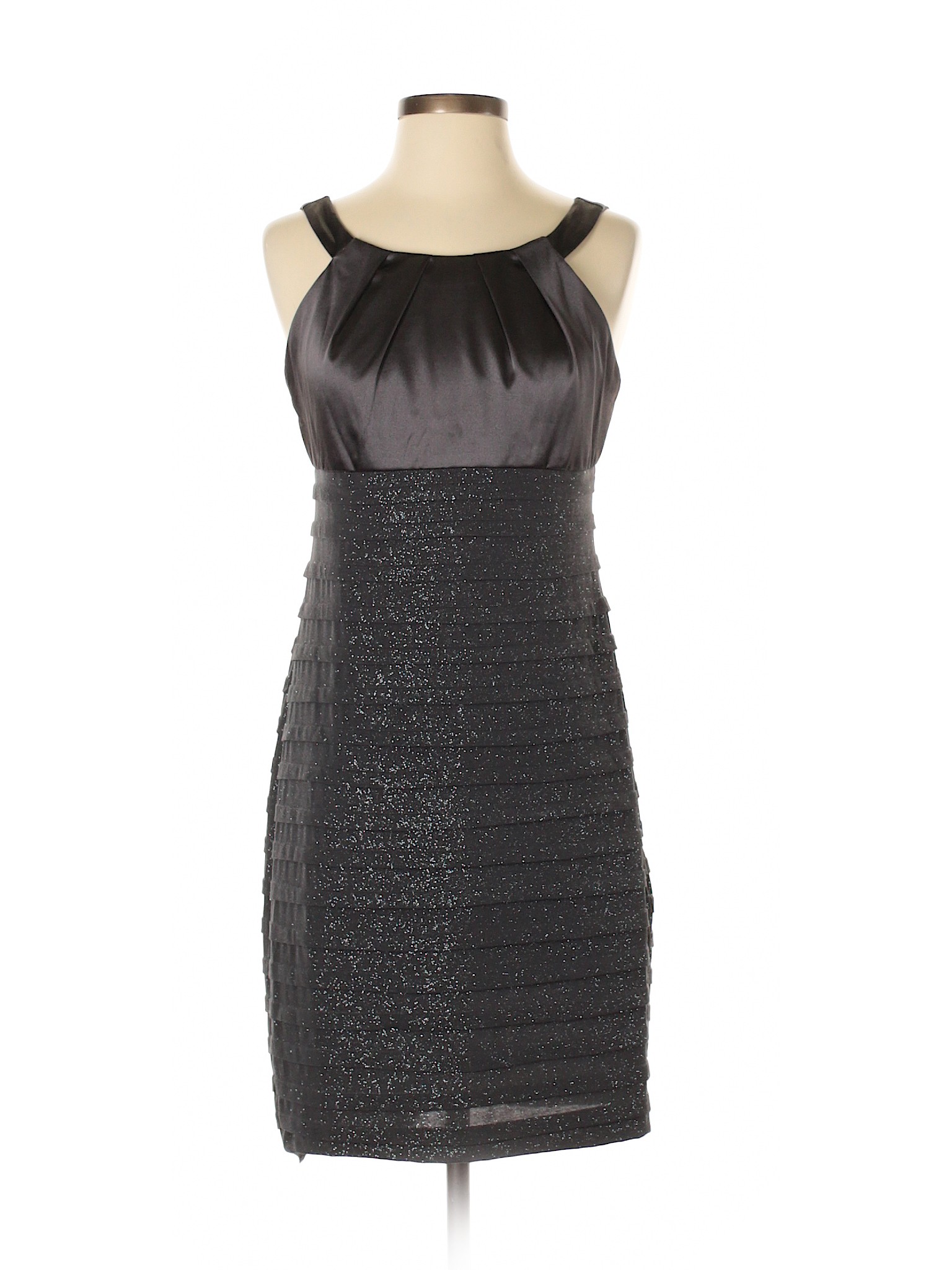 R&M Richards Solid Black Cocktail Dress Size 6 (Petite) - 95% off | thredUP