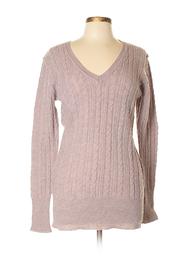 Cabi Solid Light Purple Pullover Sweater Size L - 74% Off 