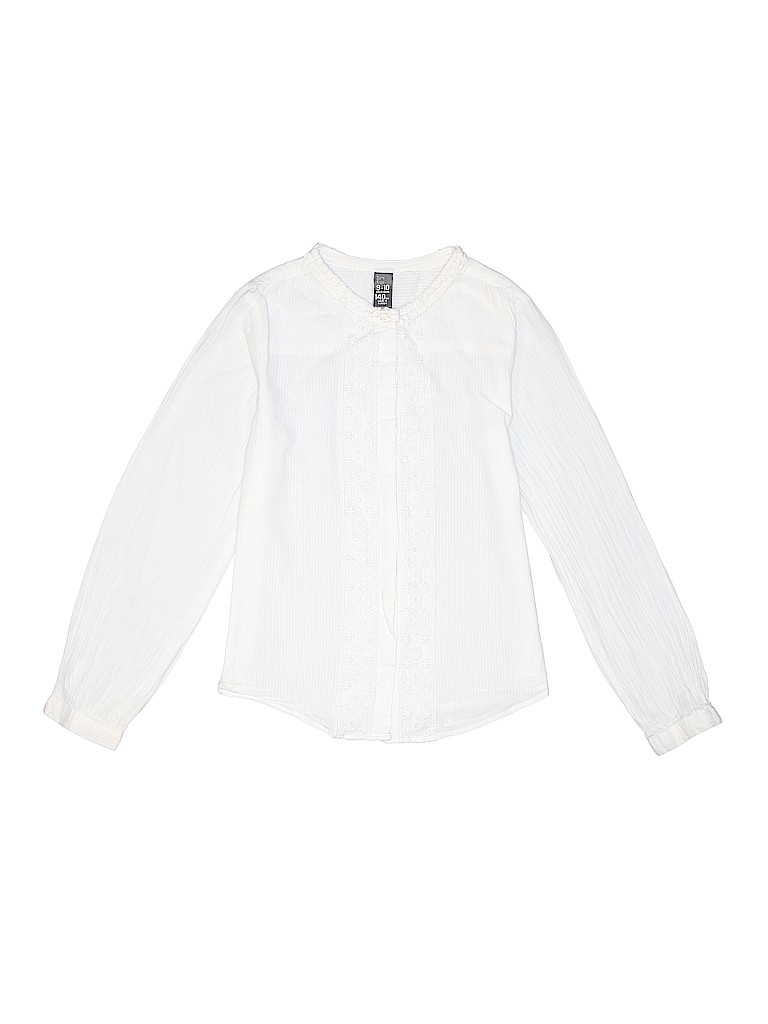 zara woman white blouse