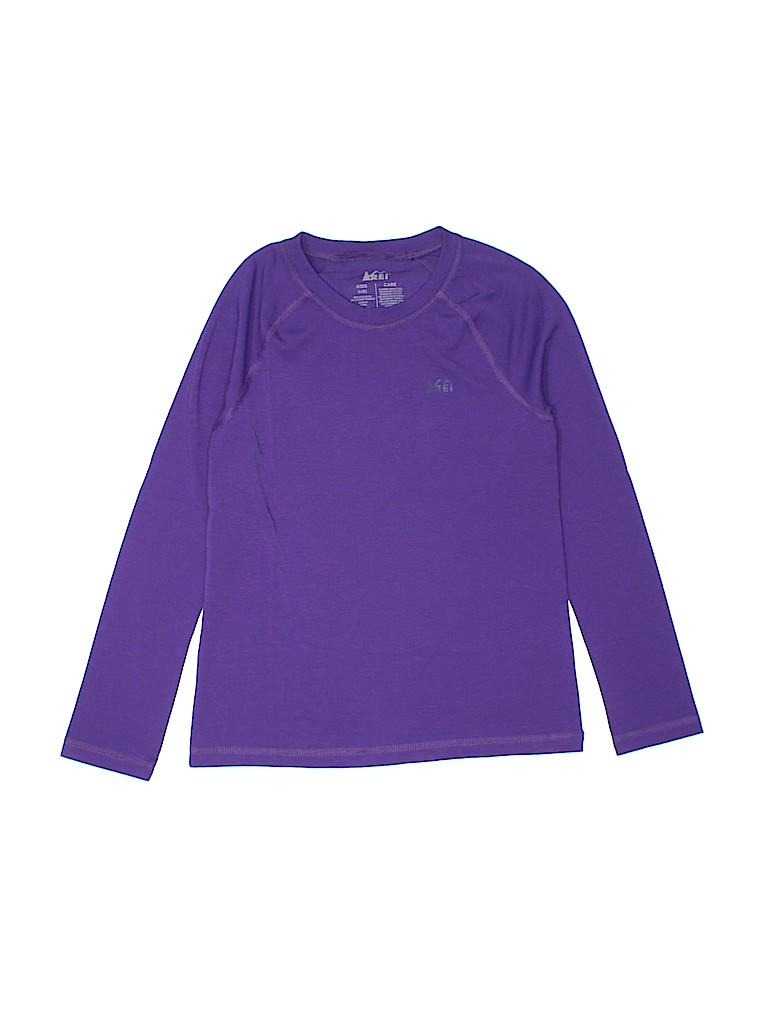 REI Dark Purple Active T-Shirt Size 8 - photo 1