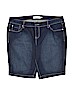 Torrid Navy Blue Denim Shorts Size 18 (Plus) - photo 1