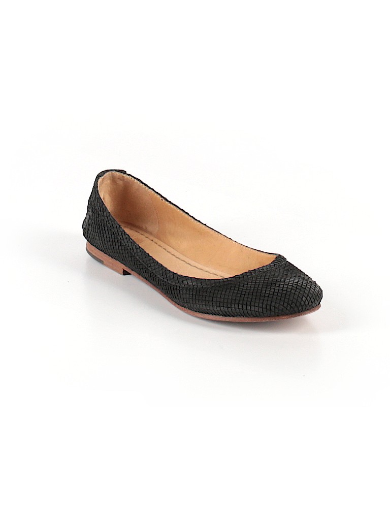 frye black flats