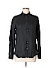 Uniqlo 100% Linen Black Long Sleeve Button-Down Shirt Size M - photo 1