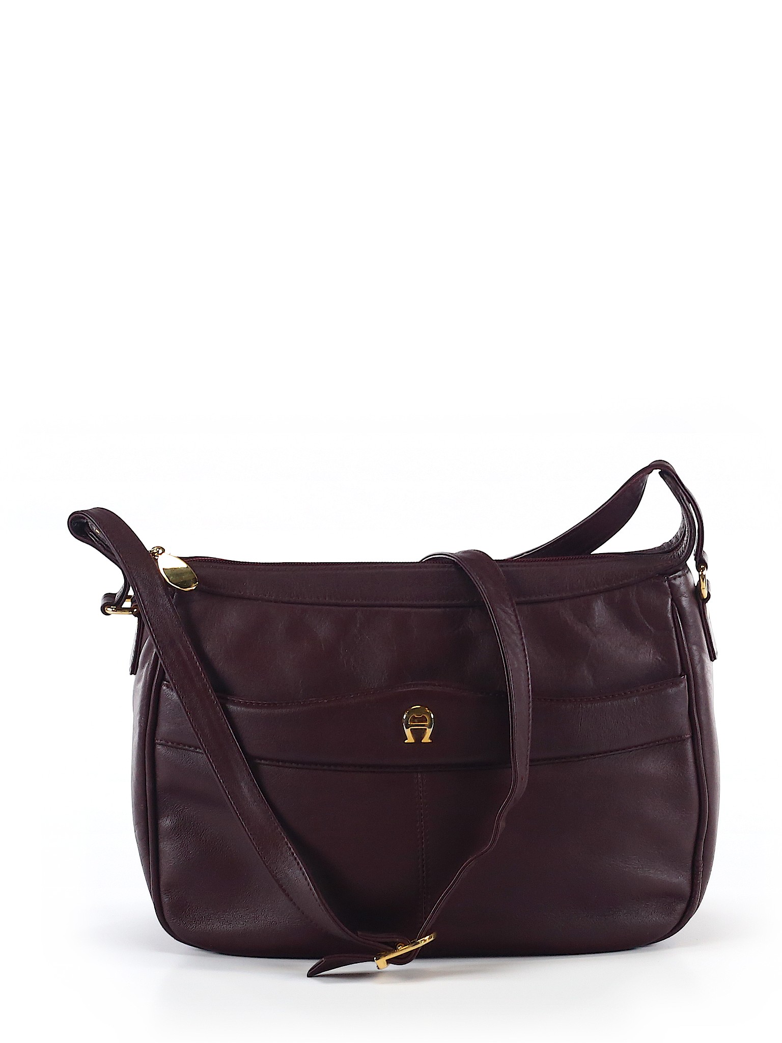 Etienne Aigner Solid Burgundy Crossbody Bag One Size 91 off ThredUp