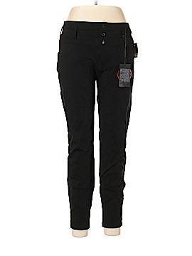 Sapphire Red Solid Black Jeggings Size 