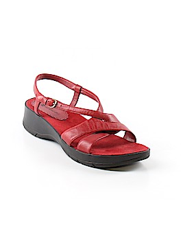 naturalizer red sandals