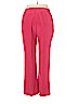 Diane Gilman 100% Silk Red Silk Pants Size 12 - photo 2