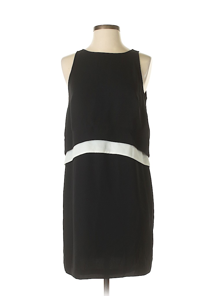 Banana Republic 100% Polyester Black Casual Dress Size 2 - photo 1