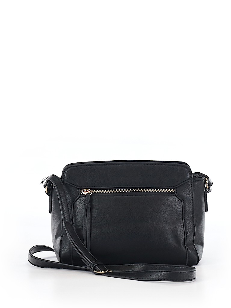 Woolworths Solid Black Shoulder Bag One Size - 80% off | thredUP