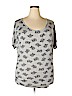MM Gray Short Sleeve Top Size 2X (Plus) - photo 1