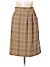 Les Copains Tan Wool Skirt Size EU 46 / US 16 - photo 1