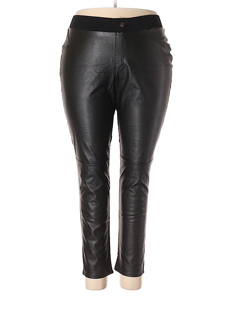 lane bryant faux leather pants