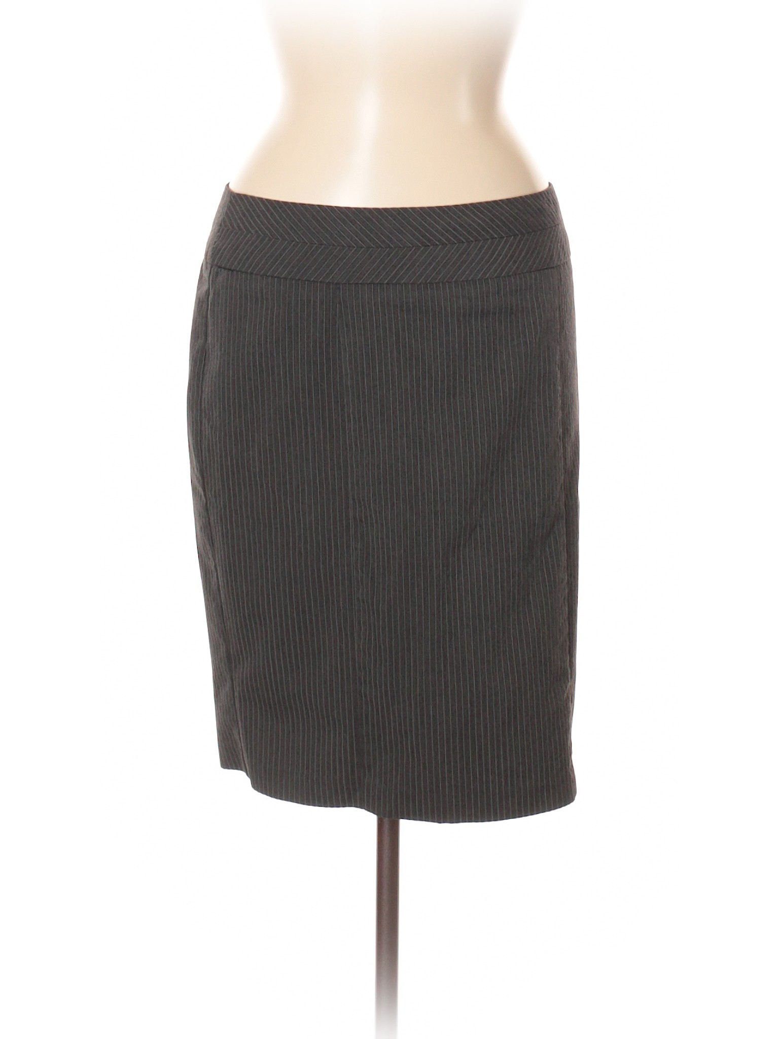 SOHO Apparel Ltd Stripes Gray Casual Skirt Size 6 - 88% off | thredUP