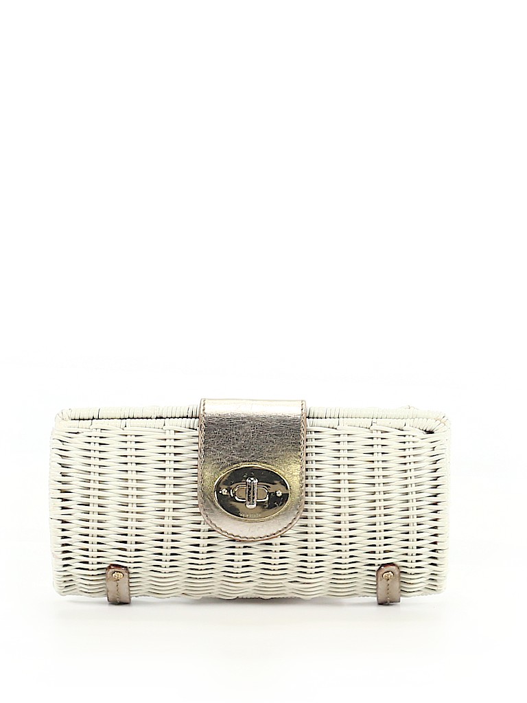Kate Spade New York Metallic White Clutch One size - photo 1