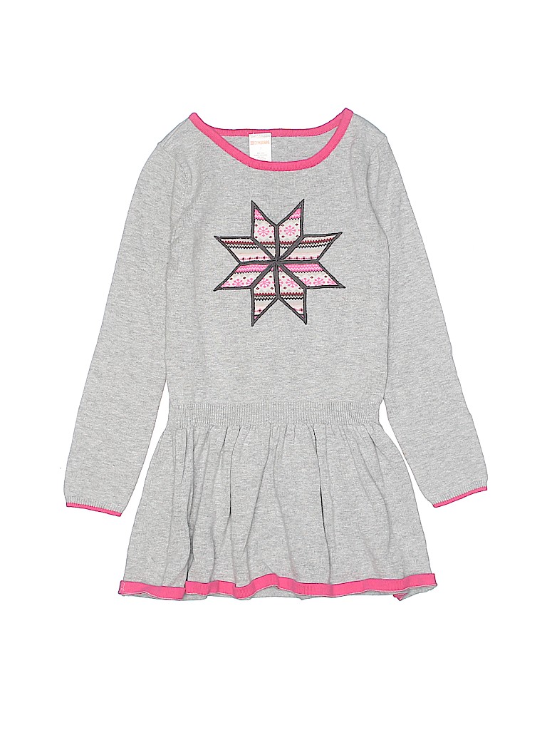 Gymboree 100 Cotton Print Gray Dress Size 7 65 Off Thredup