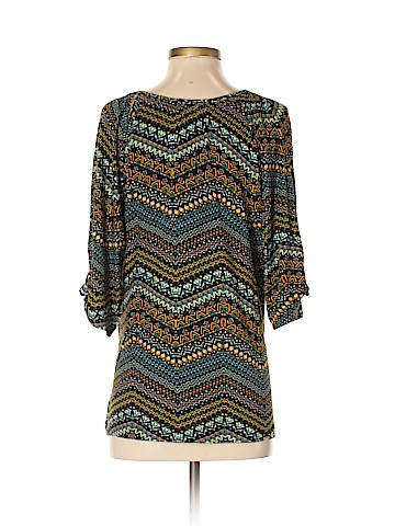 Everly Grey 3/4 Sleeve Top (view 2)