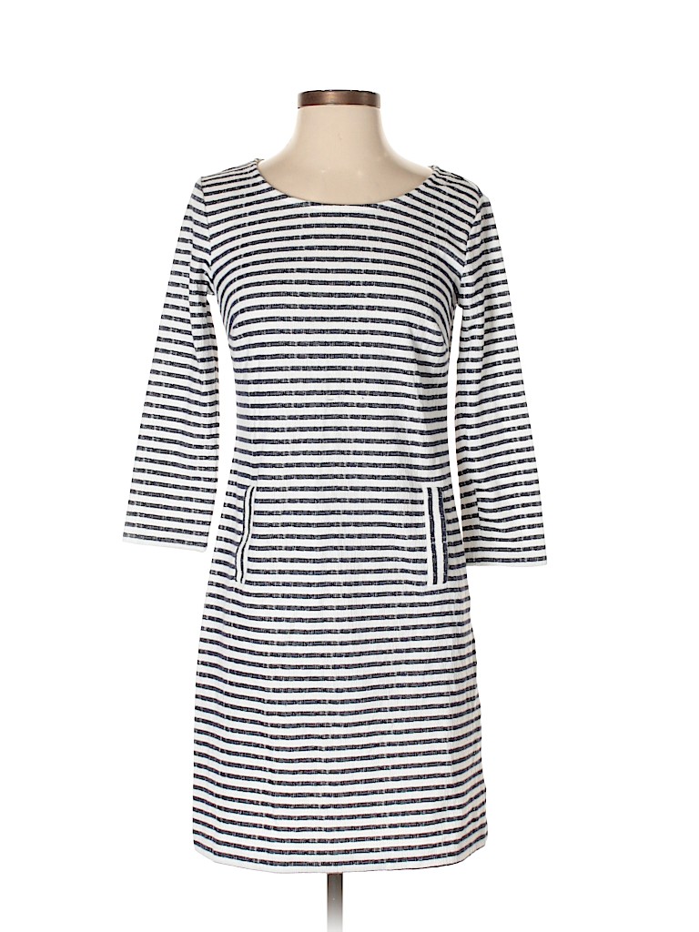 Maison Jules Stripes Dark Blue Casual Dress Size XS - 69% off | thredUP