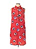 Banana Republic Factory Store 100% Polyester Red Casual Dress Size 10 - photo 1